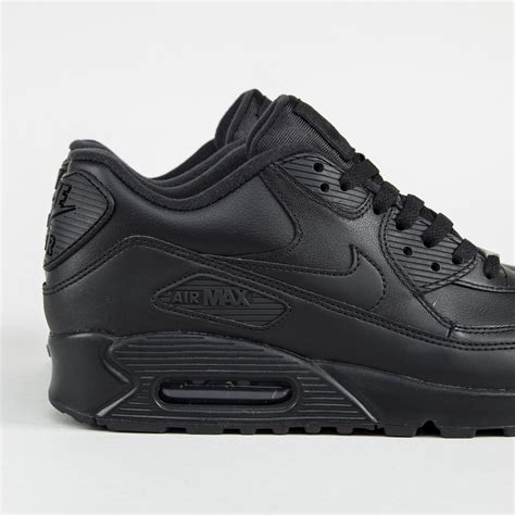 nike air max 90 leather zwart wit 41|nike air max 90 black.